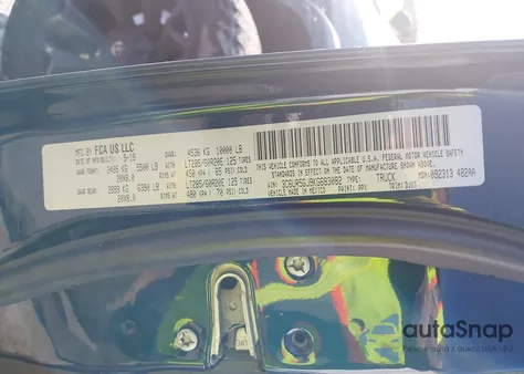 2019 Ram 2500 Longhorn 4X4 6'4 Box из США, поврежденный, VIN 3C6UR5GJ9KG683082